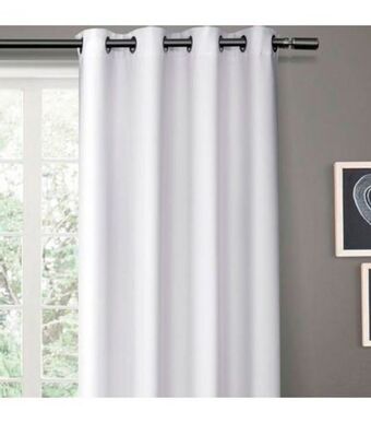 Cortina corta luz pvc branca la viere 1,30x1,70m 1630