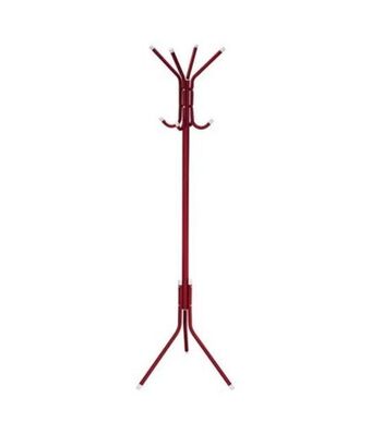 Freitas Varejo Cabideiro em metal mancebo vermelho útil bazar 45x175cm rf1858 oferta