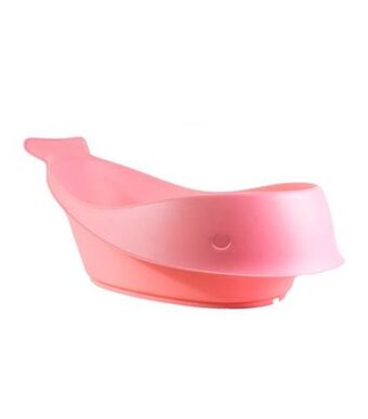 Freitas Varejo Banheira para bebê de plástico baleia rosa útil bazar 80x52x33cm 110837 oferta