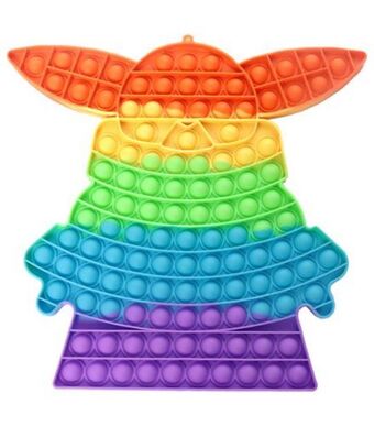 Freitas Varejo Pop it anti stress baby yoda world brinquedos 27cm rf2122 oferta