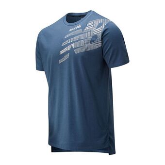New Balance Camiseta de manga curta estampada r.w.t. heathertech masculino oferta