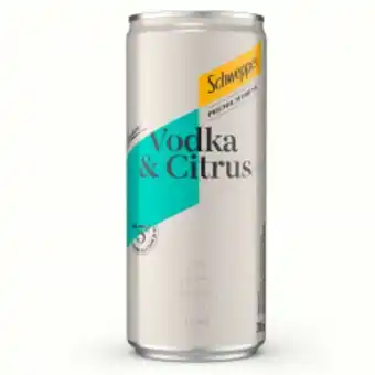 Bebida mista schweppes 310ml vodka citrus