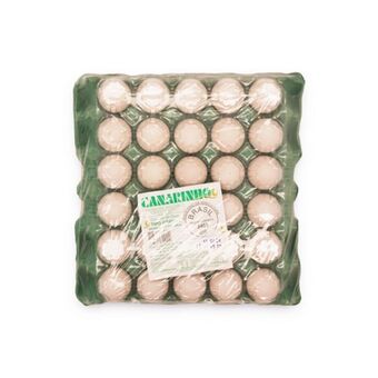 Asun Ovos brancos canarinho com 30 un oferta