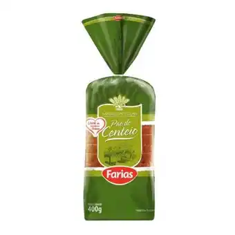 Asun Pão de forma farias centeio 400g oferta