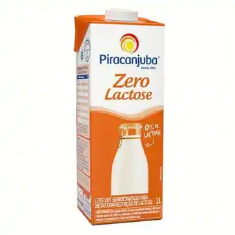Asun Leite longa vida piracanjuba zero lactose 1l oferta