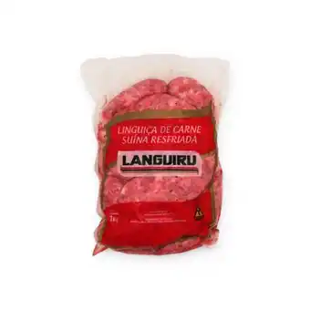 Linguiça languiru suína pacote 1kg