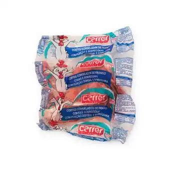 Asun Coxa e sobrecoxa de frango com dorso congelado oferta