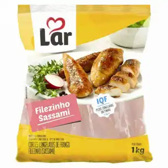 Filé de peito de frango lar sassami