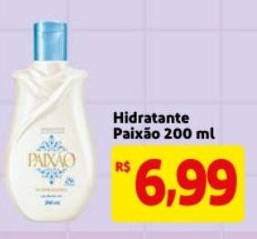 Mercado Extra Hidratante Paixao 200ml oferta