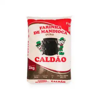 Asun Farinha de mandioca caldão branca fina 1kg oferta