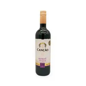 Vinho cancao bordo 750ml suave