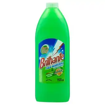 Asun Tira-manchas líquido roupas brancas e coloridas sem cloro brilhante antibac frasco 750ml oferta