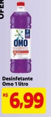 Mercado Extra Desinfetante Omo 1L oferta