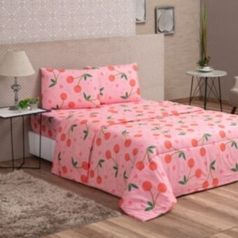 Vest Casa Edredom queen microfibra col vidaecor cherish dreams vestcasa oferta