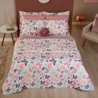 Vest Casa Cobre leito colcha queen avulso stripes butterfly colors vestcasa oferta
