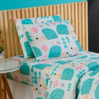 Lençol solteiro avulso com elástico animal dream vestcasa