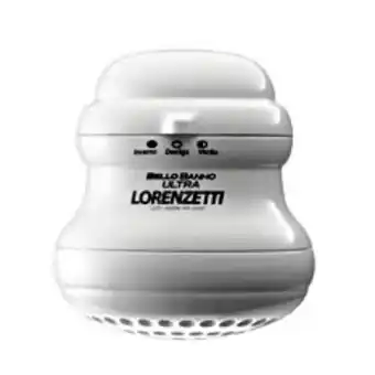Chuveiro lorenzetti bello banho ultra com cano branco 220v