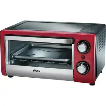 Pão de Açúcar Forno elétrico 10l oster compact vermelho 110v oferta