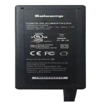Fonte notebook 19v 3.42a positivo cce philco asus