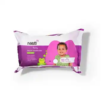 Droga Raia Lenço umedecido needs baby aloe vera com 96 unidades oferta