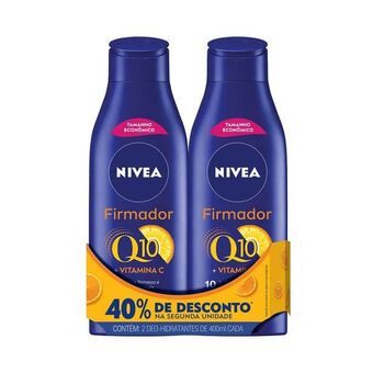 Droga Raia Kit hidratante corporal nivea q10 com 2 unidades de 400ml cada oferta
