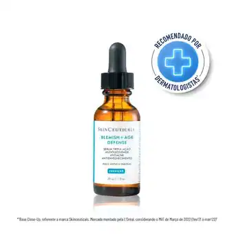 Sérum antioleosidade e antiacne blemish + age defense skinceuticals com 30ml