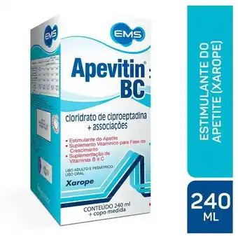 Apevitin bc xarope com 240ml