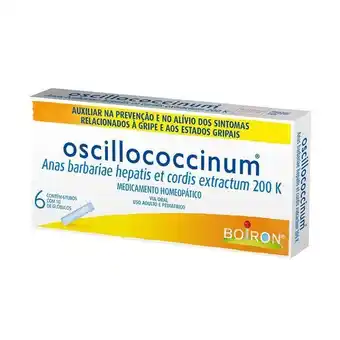 Droga Raia Oscillococcinum 200k com 6 tubos de 1g oferta