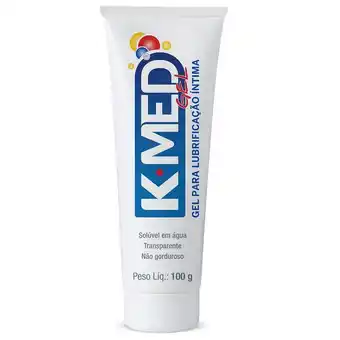 Gel lubrificante íntimo k-med com 100g