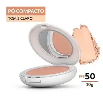 Protetor solar pó compacto pele clara episol color fps 50 com 10g