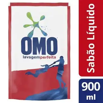 Nagumo Sabão líquido omo lavagem perfeita refil 900ml oferta