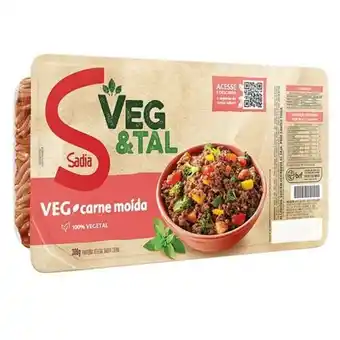 Nagumo Carne moída vegetal sadia veg & tal bandeja 300g oferta