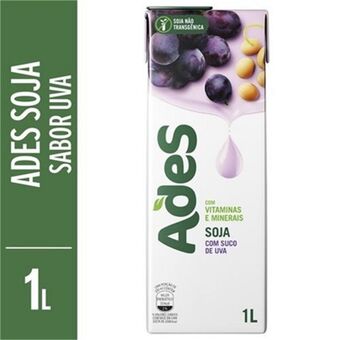 Nagumo Bebida a base de soja ades sabor uva 1l oferta