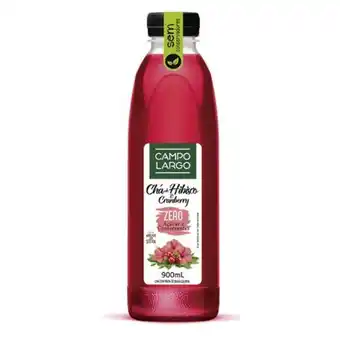 Chá campo largo hibisco e cranberry zero 900ml