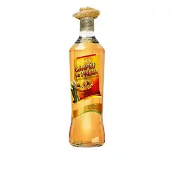 Aguardente asteca chapéu de palha ouro garrafa 900ml