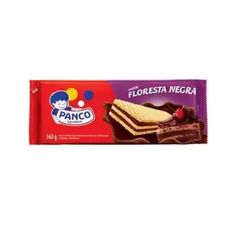 Biscoito wafer panco floresta negra pacote 140g