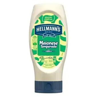 Maionese temperada sabor cebola hellmann's squeeze 335g