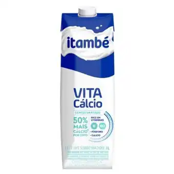 Nagumo Leite longa vida semidesnatado vita cálcio itambé caixa 1l oferta