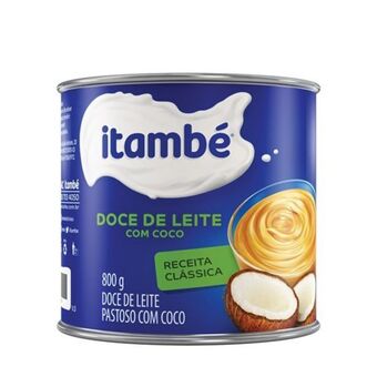 Doce de leite itambé com coco lata 800g