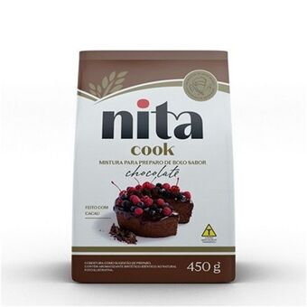 Nagumo Mistura para bolo sabor chocolate nita 450g oferta