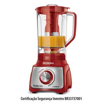 Preçolândia Liquidificador mondial turbo inox vermelho oferta