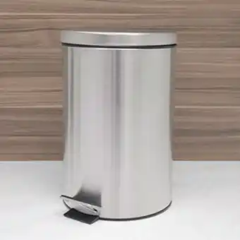 Lixeira inox com pedal 7l - meridional