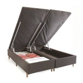 Lojas Certel Box casal queen com sommier kappesberg bau010 158x198cm oferta