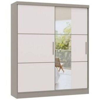 Guarda roupa castro classic 0621a 2 portas 2 gavetas com espelho