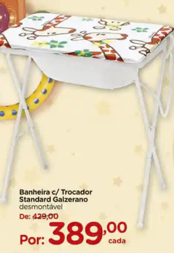 Carrefour Banheira c/ Trocador Standard Galzerano oferta