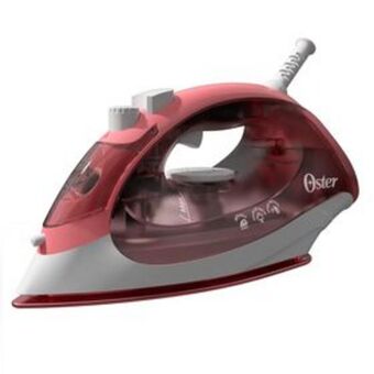 Lojas Certel Ferro de passar a vapor oster aeroceramic vermelho oferta