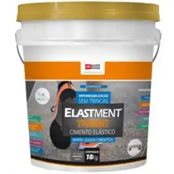 Obramax Manta líquida cimentícia transitável elastment transit 18kg oferta