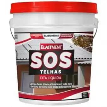 Obramax Fita multiuso líquida para telhados sos telhas cinza 1kg oferta