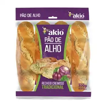 Pão de alho akio embalagem 280g