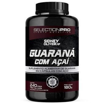 Guaraná com açaí selectionpro sidney oliveira - com 240 cápsulas